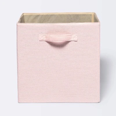 Waffle Weave 13"x13" Storage Cube - Cloud Island™ 8 Waffle Weave 13"x13" Storage Cube - Cloud Island™ - Image 6