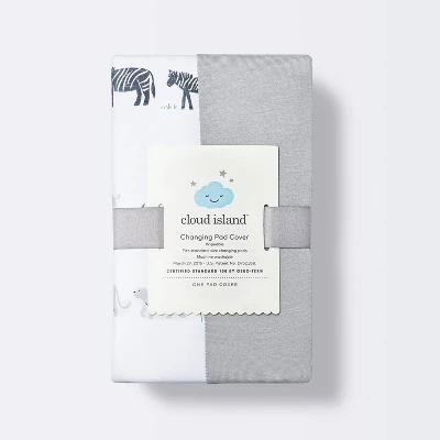 Wipeable Two By Two Changing Pad Cover - Cloud Island™ 4 Wipeable Two By Two Changing Pad Cover - Cloud Island™ - Image 2