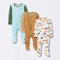 Baby Boys' 3pk Tight Fit Sleep N' Play - Cloud Island™ -Target GUEST 6cf747a5 9f68 4370 bfce 073878019764 1