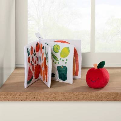 Soft Activity Book - Cloud Island™ Fruits And Veggies 3 Soft Activity Book - Cloud Island™ Fruits And Veggies
