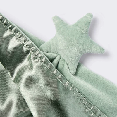 Plush Security Blanket - Green Star - Cloud Island™ 4 Plush Security Blanket - Green Star - Cloud Island™ - Image 2
