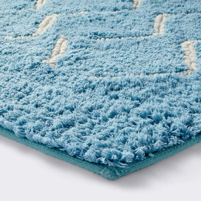 4'x6' Area Rug - Zig Zag/Blue - Cloud Island™ 4 4'x6' Area Rug - Zig Zag/Blue - Cloud Island™ - Image 2