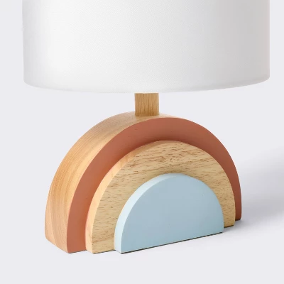 Wooden Rainbow Table Lamp (Includes LED Light Bulb) - Cloud Island™ 5 Wooden Rainbow Table Lamp (Includes LED Light Bulb) - Cloud Island™ - Image 3