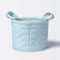 Quilted Fabric Small Round Storage Basket - Cloud Island™ 11 Quilted Fabric Small Round Storage Basket - Cloud Island™ -Target GUEST 78b222a1 c913 4d5c 8b99 bdbcb9d8232c