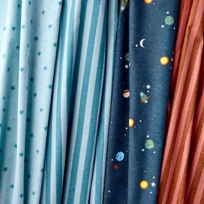 Flannel Baby Blankets - Space - 4pk - Cloud Island™ 4 Flannel Baby Blankets - Space - 4pk - Cloud Island™ - Image 2