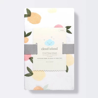 Polyester Rayon Jersey Fitted Crib Sheet - Cloud Island™ Citrus 6 Polyester Rayon Jersey Fitted Crib Sheet - Cloud Island™ Citrus - Image 4