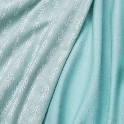 Fitted Mini Crib Sheet - Arrows/Mint - 2pk - Cloud Island™ 4 Fitted Mini Crib Sheet - Arrows/Mint - 2pk - Cloud Island™ - Image 2