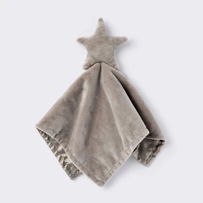 Plush Security Blanket - Gray Star - Cloud Island™ 5 Plush Security Blanket - Gray Star - Cloud Island™ - Image 3