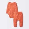 Baby 2pc Neutral Mushroom Wide Ribbed Top & Bottom Set - Cloud Island™ Rust 1 Baby 2pc Neutral Mushroom Wide Ribbed Top & Bottom Set - Cloud Island™ Rust -Target GUEST 88f8386a 9cb1 41df a547 265b20f5d77a