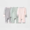 Baby Girls' 3pk Basic Romper - Cloud Island™ Green Preemie 1 Baby Girls' 3pk Basic Romper - Cloud Island™ Green Preemie -Target GUEST 8ce863a5 f4fe 4238 96ff edbbc3acaa8f