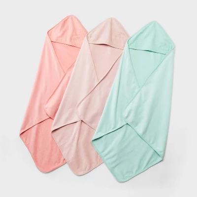 Baby 3pk Muslin Hooded Towel - Cloud Island™ 5 Baby 3pk Muslin Hooded Towel - Cloud Island™ - Image 3