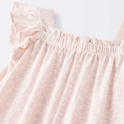 Baby Girls' Floral Modal Jersey Long Legged Romper - Cloud Island™ Pink 4 Baby Girls' Floral Modal Jersey Long Legged Romper - Cloud Island™ Pink - Image 2