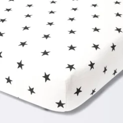 Flannel Fitted Crib Sheet Stars - Cloud Island™ - Cream/Black 11 Flannel Fitted Crib Sheet Stars - Cloud Island™ - Cream/Black -Target GUEST 93a57524 5492 4797 9c4e b544f03e5146