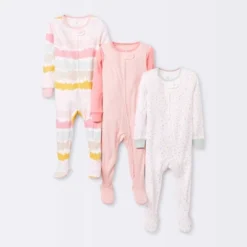 Baby Girls' 3pk Zip-Up Sleep N' Play - Cloud Island™ Pink 9 Baby Girls' 3pk Zip-Up Sleep N' Play - Cloud Island™ Pink -Target GUEST 94b647b5 692f 4f50 8755 4b10b31fbc94