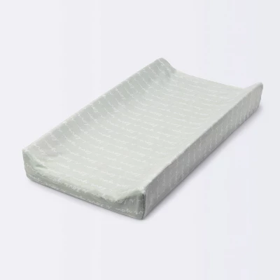 Plush Changing Pad Cover I Love You Script - Cloud Island™ Mint 4 Plush Changing Pad Cover I Love You Script - Cloud Island™ Mint - Image 2