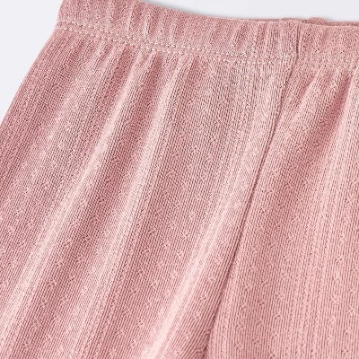 Baby Girls' 2pc Pointelle Set - Cloud Island™ Pink 5 Baby Girls' 2pc Pointelle Set - Cloud Island™ Pink - Image 3