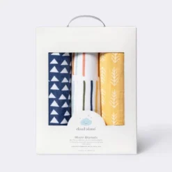 Muslin Swaddle Blankets Primary - Cloud Island™ Navy/Yellow 3pk 5 Muslin Swaddle Blankets Primary - Cloud Island™ Navy/Yellow 3pk -Target GUEST 9f0258ef cb1b 4557 9170 4d16543ef2d9