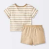 Baby Boys' 2pc Striped Pocket T-Shirt And Shorts Set - Cloud Island™ Tan 2 Baby Boys' 2pc Striped Pocket T-Shirt And Shorts Set - Cloud Island™ Tan -Target GUEST a045b97f 0aed 4fb1 b31f 62c3264882c3