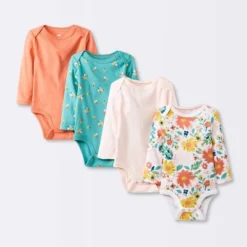 Baby Girls' 4pk Long Sleeve Bodysuit - Cloud Island™ Floral 11 Baby Girls' 4pk Long Sleeve Bodysuit - Cloud Island™ Floral -Target GUEST a26d0fc4 a22a 4ecb a6cb 9b713d268e3f