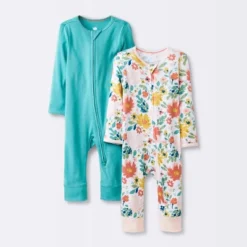 Baby Girls' 2pk Zip Romper - Cloud Island™ 11 Baby Girls' 2pk Zip Romper - Cloud Island™ -Target GUEST a391e3e8 dab7 4876 a0c9 40c77d7834d2