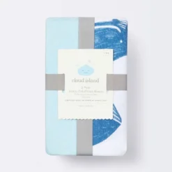 Fitted Jersey Crib Sheet Whales - Solid Blue - 2pk - Cloud Island™ 7 Fitted Jersey Crib Sheet Whales - Solid Blue - 2pk - Cloud Island™ -Target GUEST a7687748 f28c 432a a386 ec9fef5228c2