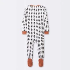 Baby 3pk Tight Fit Zip-Up Sleep N' Play - Cloud Island™ Black