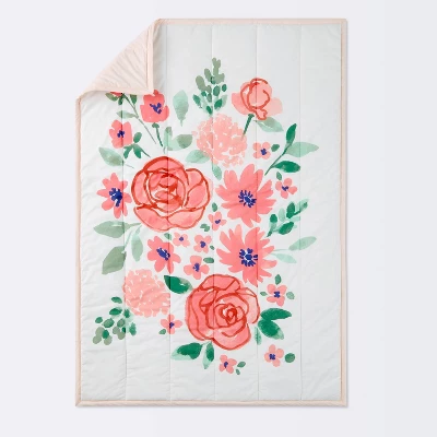 Crib Bedding Set - Floral - 4pc - Cloud Island™ 6 Crib Bedding Set - Floral - 4pc - Cloud Island™ - Image 4