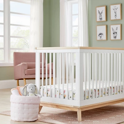 Polyester Rayon Jersey Fitted Crib Sheet - Cloud Island™ Citrus 3 Polyester Rayon Jersey Fitted Crib Sheet - Cloud Island™ Citrus