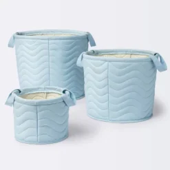 Quilted Fabric Large Round Storage Basket - Blue - Cloud Island™ 7 Quilted Fabric Large Round Storage Basket - Blue - Cloud Island™ -Target GUEST b5ea39f4 c0fb 41bd b243 b44948b1ddaf