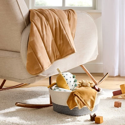 Rayon From Bamboo Jersey Quilted Blanket - Suns - Cloud Island™ 3 Rayon From Bamboo Jersey Quilted Blanket - Suns - Cloud Island™