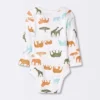 Baby 4pk Safari Animals Long Sleeve Bodysuit - Cloud Island™ 1 Baby 4pk Safari Animals Long Sleeve Bodysuit - Cloud Island™ -Target GUEST b9269db2 4c25 4a66 9026 cb844c424f74