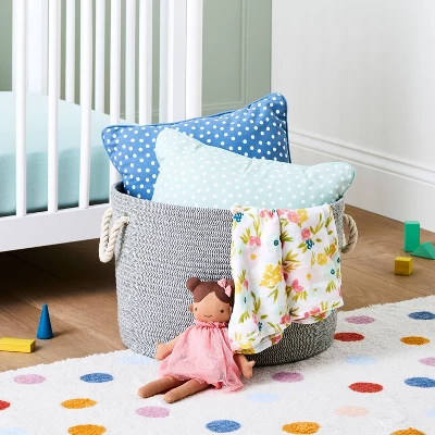 Large Round Coiled Rope Basket - Cloud Island™ 3 Large Round Coiled Rope Basket - Cloud Island™