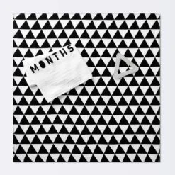 Muslin Blankets With Felt Frame Triangle - Cloud Island™ White/Black 6 Muslin Blankets With Felt Frame Triangle - Cloud Island™ White/Black -Target GUEST bc102c4e 2e17 462a 8941 2ecdc41a2dea