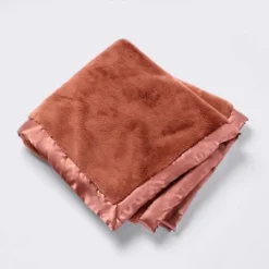 Solid Satin Edge Plush Baby Blanket - Russet Brown - Cloud Island™ 9 Solid Satin Edge Plush Baby Blanket - Russet Brown - Cloud Island™ -Target GUEST bc465225 1549 496c 8d01 4de762f3a295
