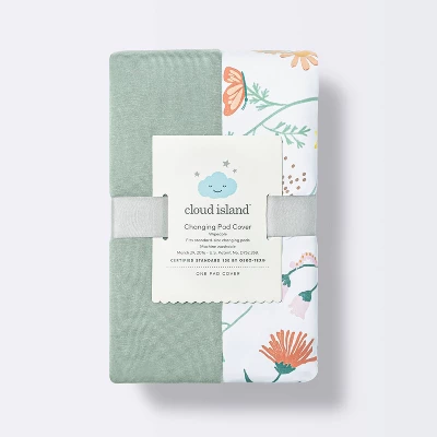 Wipeable Changing Pad Cover - Garden Floral - Cloud Island™ 3 Wipeable Changing Pad Cover - Garden Floral - Cloud Island™ - Image 2