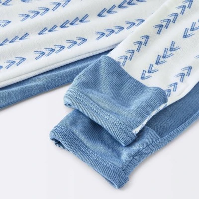 Baby Boys' 2pk So Very Soft Modal Blend Sleep N' Play - Cloud Island™ Light Blue 5 Baby Boys' 2pk So Very Soft Modal Blend Sleep N' Play - Cloud Island™ Light Blue - Image 3