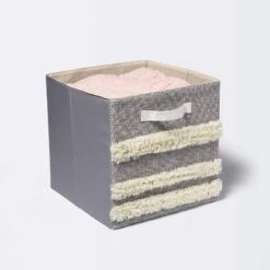 Tufted Canvas 13"x13" Storage Cube - Cloud Island™ Gray/Cream 6 Tufted Canvas 13"x13" Storage Cube - Cloud Island™ Gray/Cream -Target GUEST c1835701 48bb 43fe 8226 dcdbee7fe71a