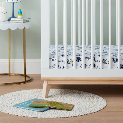 Fitted Crib Sheet Gone Wild - Cloud Island™ Navy 3 Fitted Crib Sheet Gone Wild - Cloud Island™ Navy