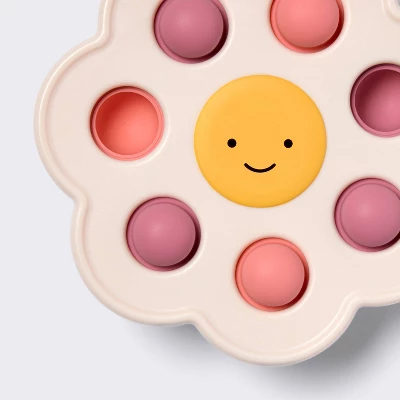 Silicone Pop-it Baby Toy - Flower - Cloud Island™ 4 Silicone Pop-it Baby Toy - Flower - Cloud Island™ - Image 2