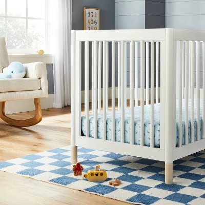 Cotton Fitted Crib Sheet - Whales - Cloud Island™ 3 Cotton Fitted Crib Sheet - Whales - Cloud Island™