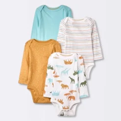 Baby 4pk Safari Animals Long Sleeve Bodysuit - Cloud Island™ 10 Baby 4pk Safari Animals Long Sleeve Bodysuit - Cloud Island™ -Target GUEST c9e61651 f9b0 4189 96ab faa1c05ab83b