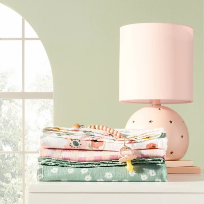 Muslin Swaddle Baby Blanket - Floral Gingham - 3pk - Cloud Island™ 3 Muslin Swaddle Baby Blanket - Floral Gingham - 3pk - Cloud Island™