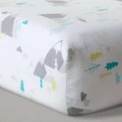Fitted Crib Sheet Mountains - Cloud Island™ White 7 Fitted Crib Sheet Mountains - Cloud Island™ White -Target GUEST ce2634bb 6780 49cf a1b2 a545f922804b