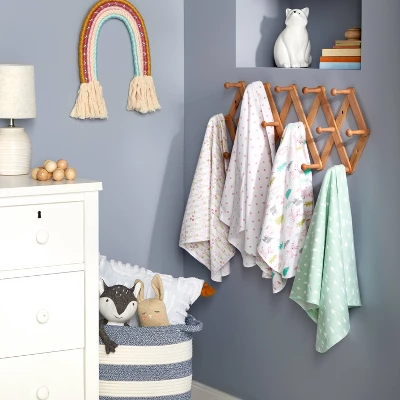 Flannel Baby Blankets Forest Frolic 4pk - Cloud Island™ Pink 3 Flannel Baby Blankets Forest Frolic 4pk - Cloud Island™ Pink