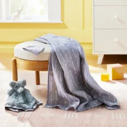 Elephant Small Security Blanket - Gray - Cloud Island™