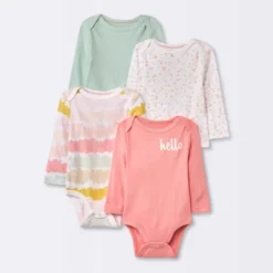 Baby Girls' 4pk Long Sleeve Bodysuit - Cloud Island™ Floral 13 Baby Girls' 4pk Long Sleeve Bodysuit - Cloud Island™ Floral -Target GUEST d6cf913a 1dd8 417e a034 f2d2d36d4303