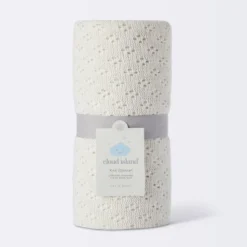 Seed Stitch Pointelle Baby Blanket - Cream - Cloud Island™ -Target GUEST da5df995 ab8b 45b5 8101 3afcf6a48e1a