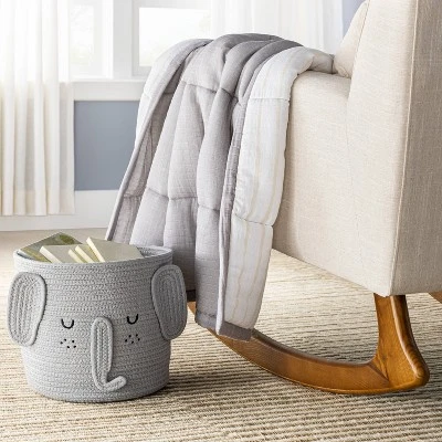 Muslin Quilt Baby And Toddler Blanket - Gray - Cloud Island™ 3 Muslin Quilt Baby And Toddler Blanket - Gray - Cloud Island™