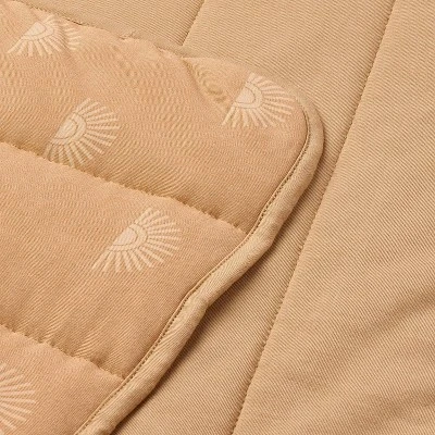 Rayon From Bamboo Jersey Quilted Blanket - Suns - Cloud Island™ 4 Rayon From Bamboo Jersey Quilted Blanket - Suns - Cloud Island™ - Image 2