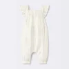 Baby Girls' Striped Gauze Long Legged Romper - Cloud Island™ Cream 1 Baby Girls' Striped Gauze Long Legged Romper - Cloud Island™ Cream -Target GUEST e040293f 5f60 4a5d 8792 af2104626392